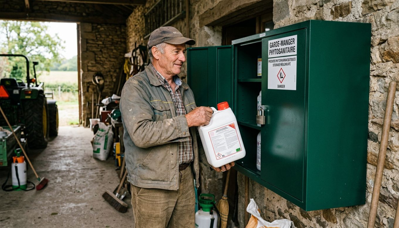 Adopter une armoire phytosanitaire, l’engagement discret mais décisif des agriculteurs responsables