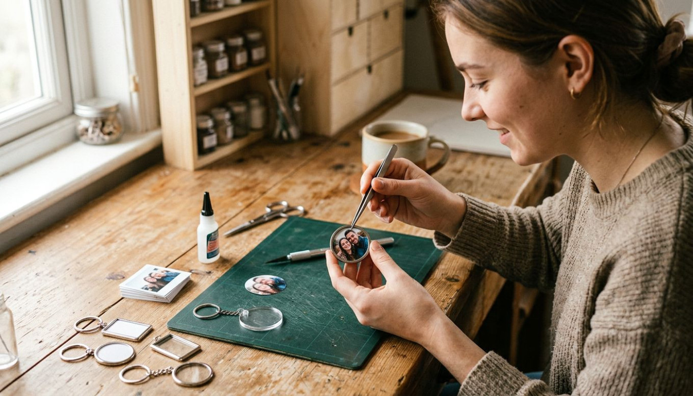 Faire un porte-clés photo : étapes essentielles